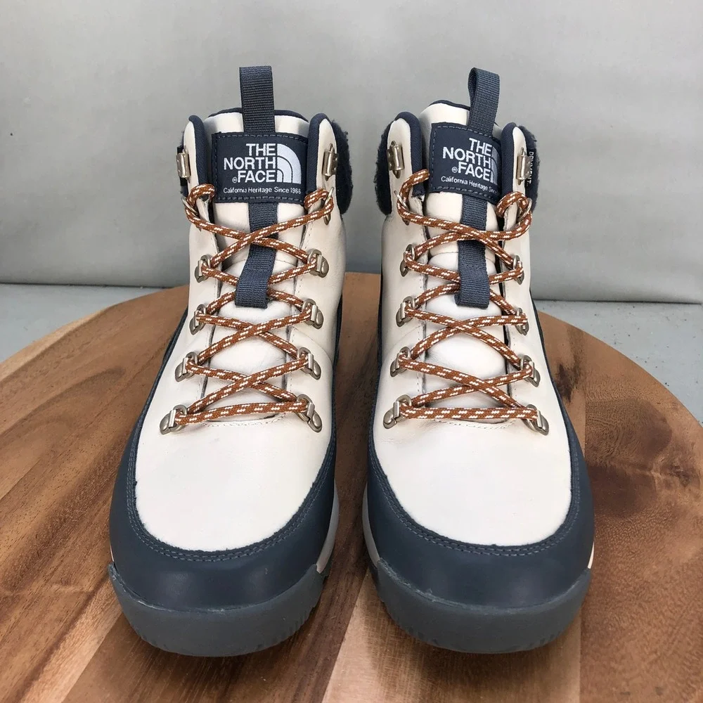 The North Face Back-to-Berkeley III Mid Waterproof Boots Mens 10 Navy White